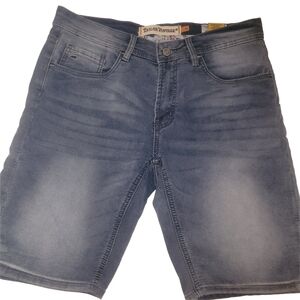 Tailor Vintage Men's Blue Denim Shorts 30